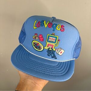 Vintage 80s Las Vegas Trucker Hat